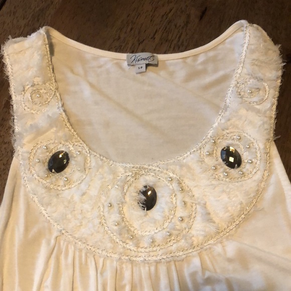 Kismet White Tank Top - Picture 3 of 4